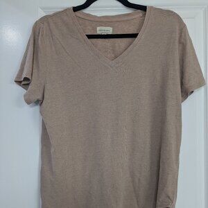 Thread & Supply Pale Pink Linen Blend Shirt